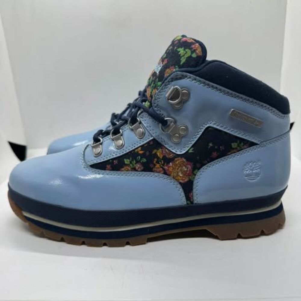 Timberland Euro Hiker Girls Boots Size 7 Blue